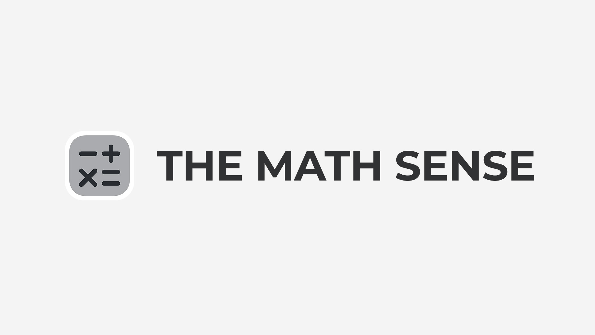 Log In | The Math Sense, image size:1920x1080